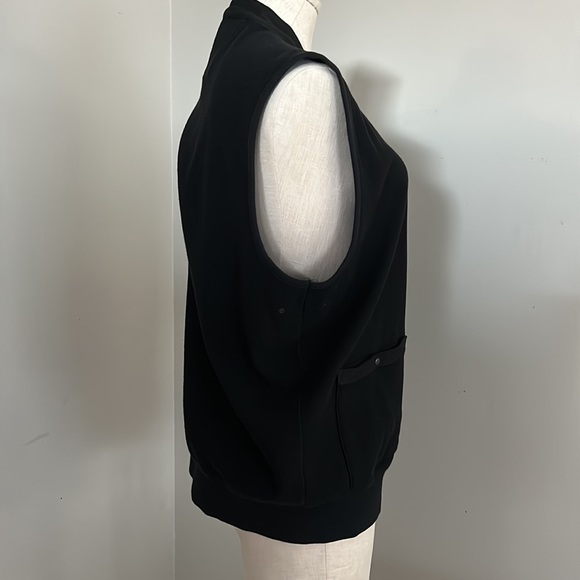 Men’s Saratoga by Robert Peritz Cotton Navy Vest Front Snap Closure size L VNTG - Picture 7 of 13